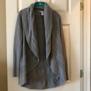 Warm gray cardigan